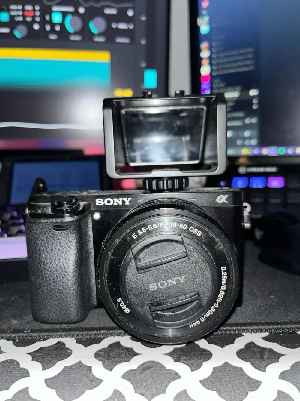 Sony A6000 Camera with Video Viewer Attachment!